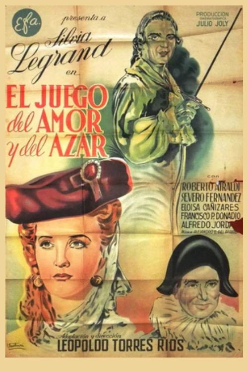 Movie poster for El juego del amor y del azar (1944)