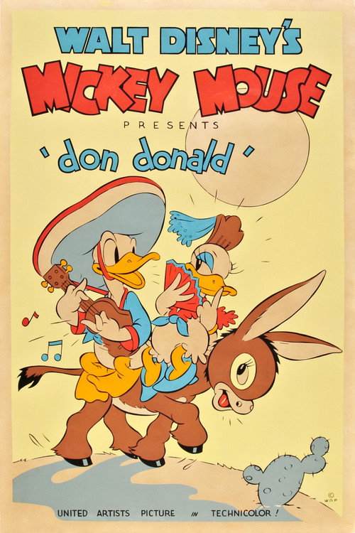 Movie poster for Don Donald (1937)