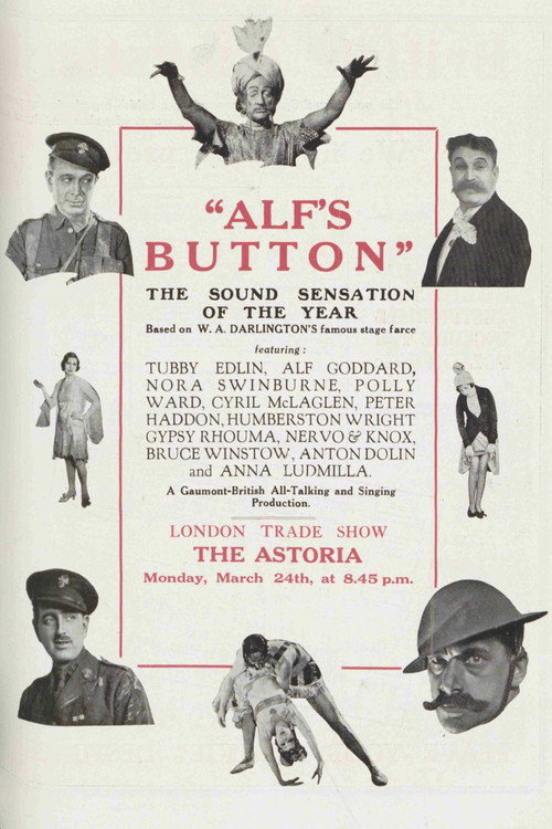 Movie poster for Alf's Button (1930)