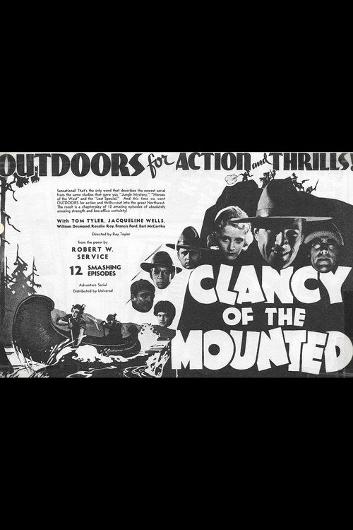 Movie poster for Clancy of the Mounted (1933)