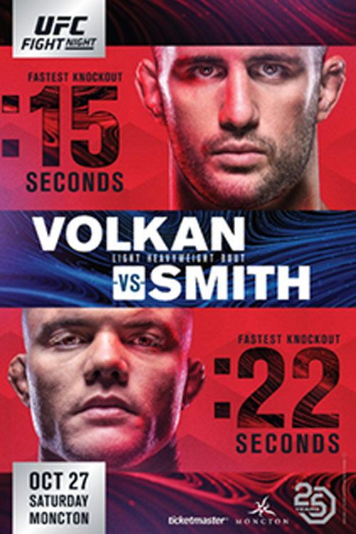 Movie poster for UFC Fight Night 138: Volkan vs. Smith (2018)