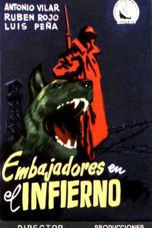 Movie poster for Embajadores en el infierno (1956)