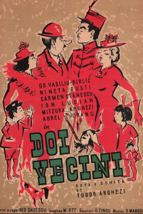 Movie poster for Doi vecini (1959)