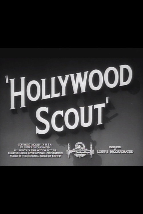 Movie poster for Hollywood Scout (1945)