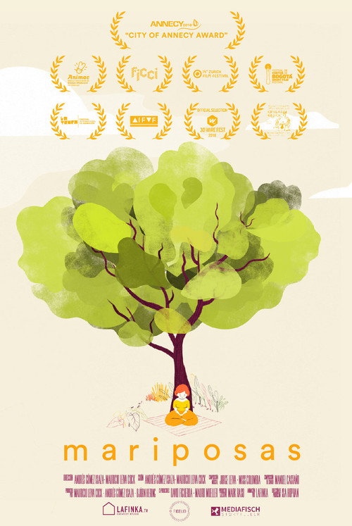 Movie poster for Mariposas (2017)