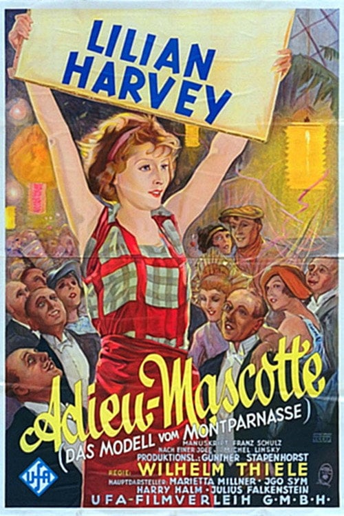 Movie poster for Adieu Mascotte (1929)