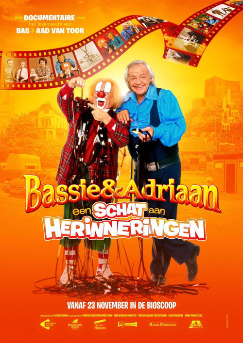 Movie poster for Bassie and Adriaan: A Treasure of Memories (2023)