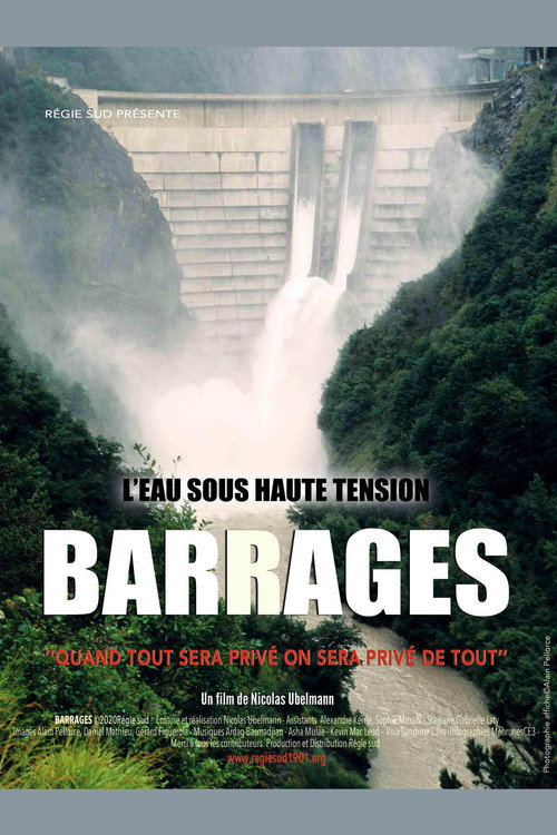 Movie poster for Barrages, l'eau sous haute tension (2020)