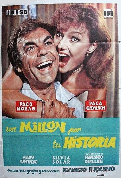 Movie poster for Un millón por tu historia (1979)