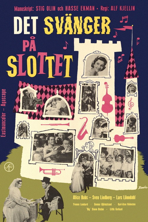 Movie poster for Swinging at the Castle (1959)