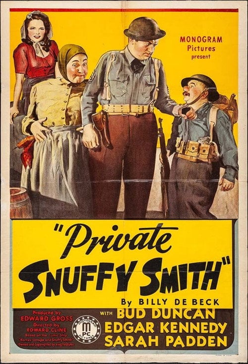 Movie poster for Private Snuffy Smith (1942)