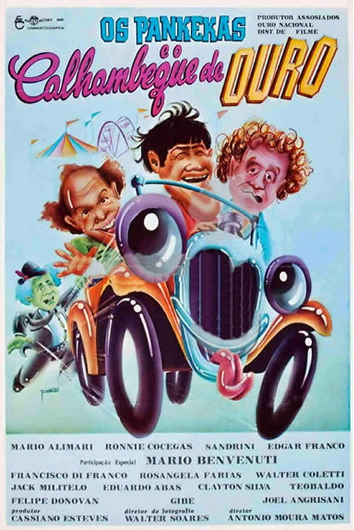 Movie poster for Os Pankekas e o Calhambeque de Ouro (1979)