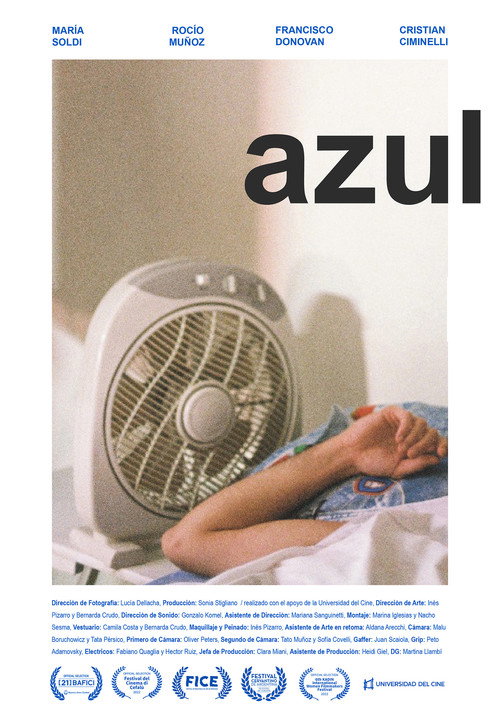 Movie poster for Azul (2022)