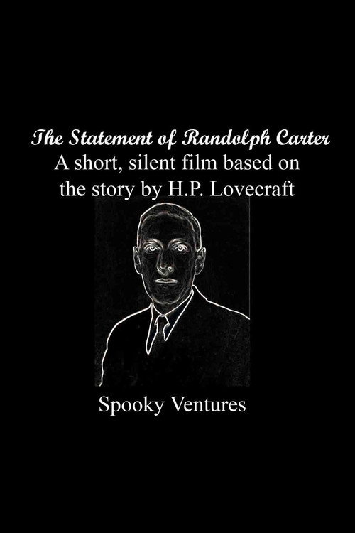 Movie poster for The Statement of Randolph Carter (2025)
