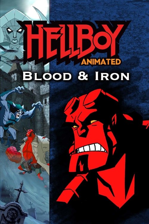 Movie poster for Hellboy Animated: Blood and Iron (2007)