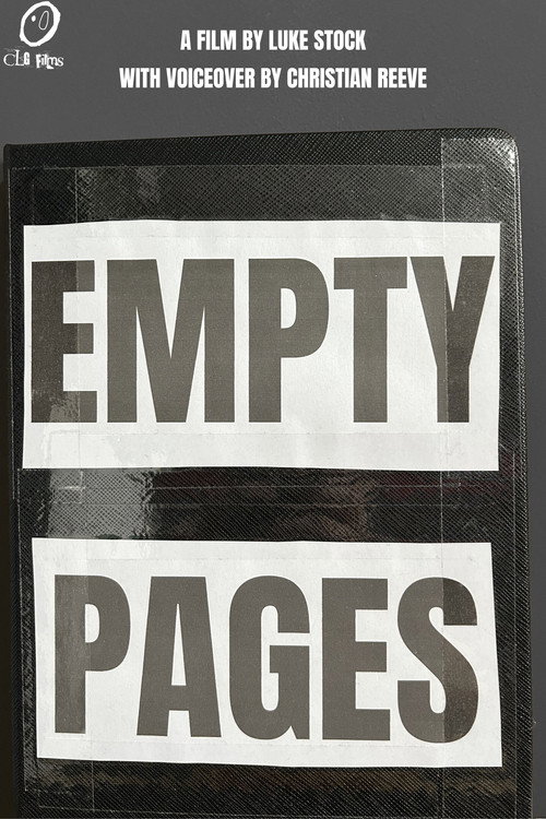 Movie poster for Empty Pages