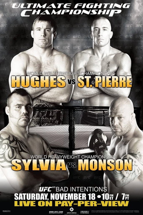 Movie poster for UFC 65: Bad Intentions (2006)
