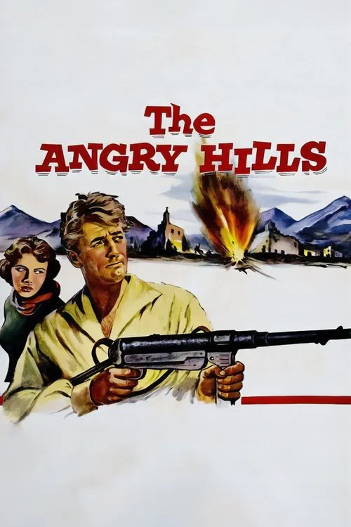 Movie poster for The Angry Hills (1959)