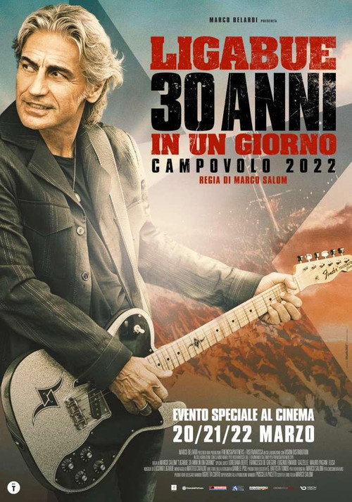 Movie poster for Ligabue – 30 anni in un giorno (2023)