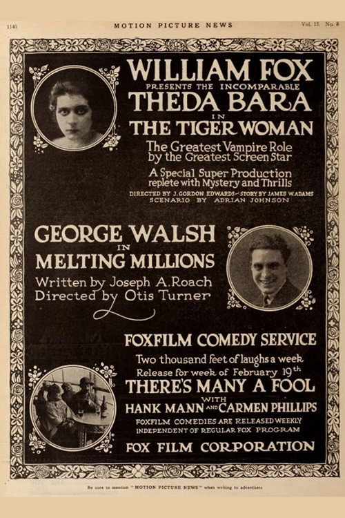 Movie poster for The Tiger Woman (1917)
