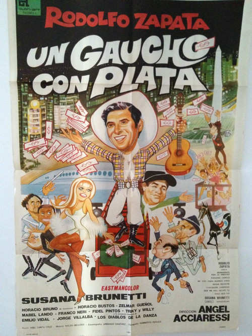 Movie poster for Un gaucho con plata (1970)