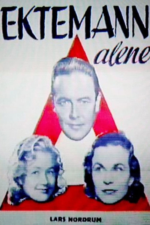 Movie poster for Ektemann alene (1956)