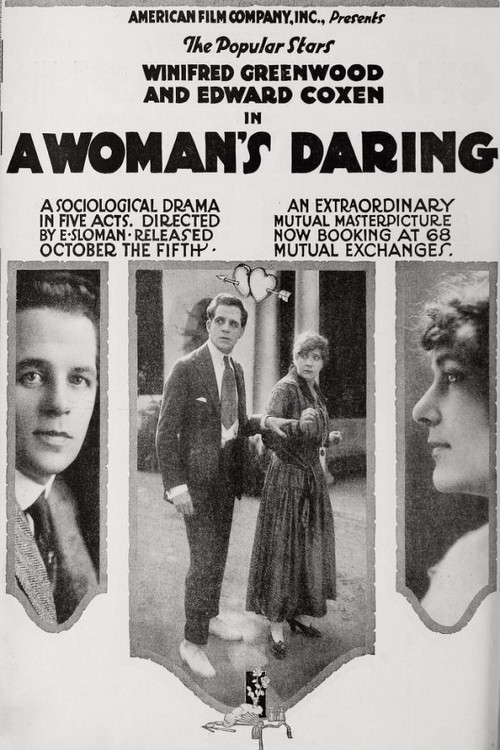 Movie poster for A Woman's Daring (1916)