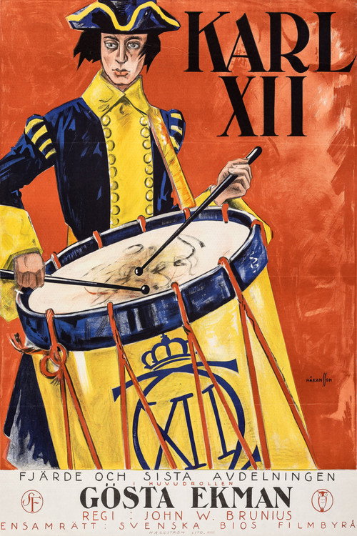 Movie poster for Charles XII (1925)