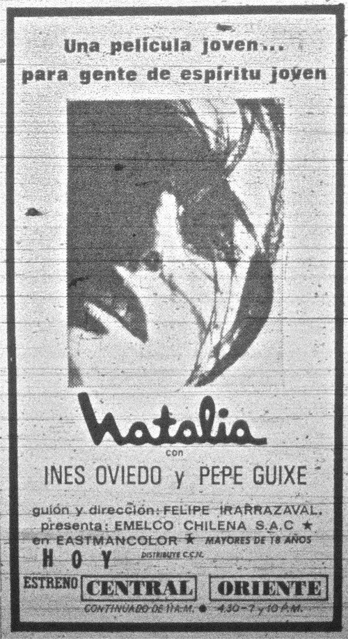 Movie poster for Natalia (1970)