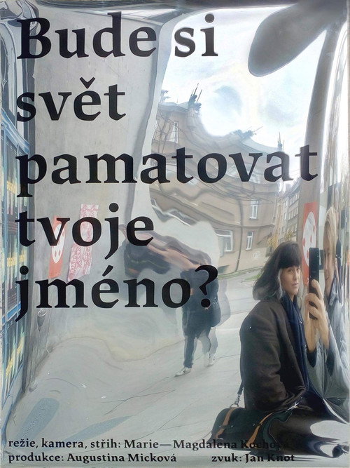 Movie poster for Bude si svět pamatovat tvoje jméno? (2017)
