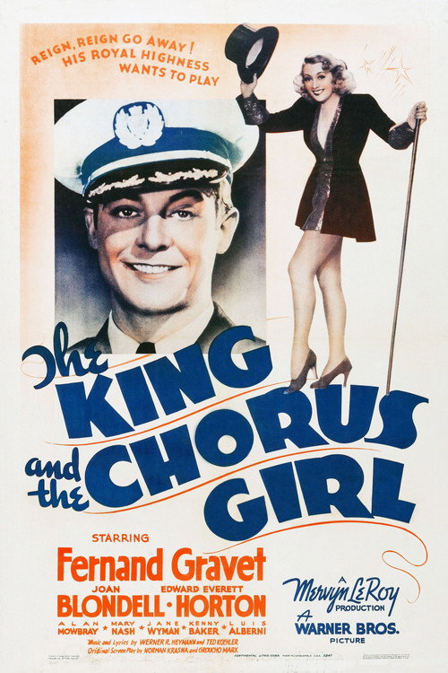 Movie poster for The King and the Chorus Girl (1937)