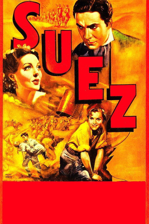 Movie poster for Suez (1938)