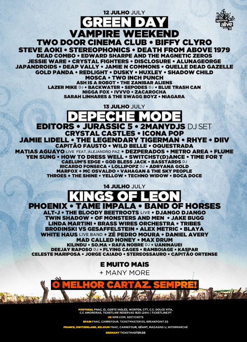 Movie poster for Green Day - Optimus Alive (2013)