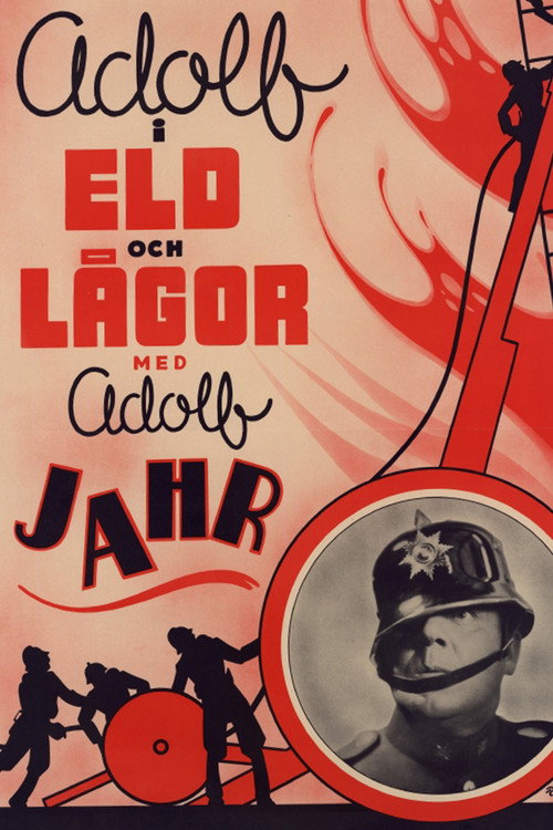 Movie poster for Adolf i eld och lågor (1939)