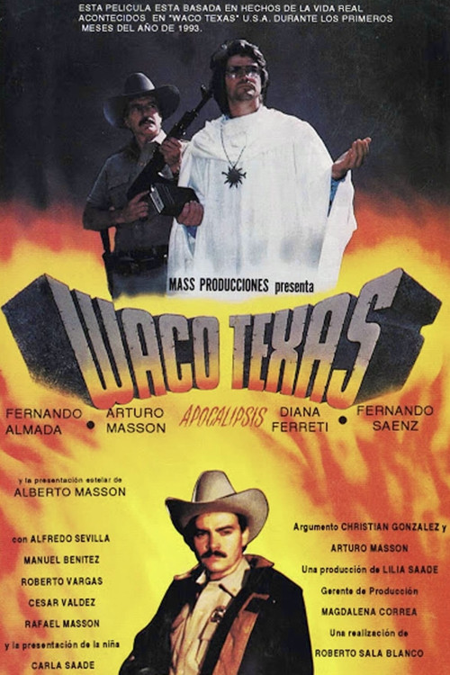 Movie poster for Waco Texas: apocalipsis (1993)