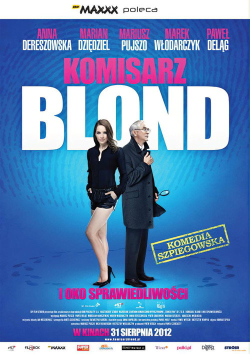 Movie poster for Komisarz Blond i oko sprawiedliwości (2012)