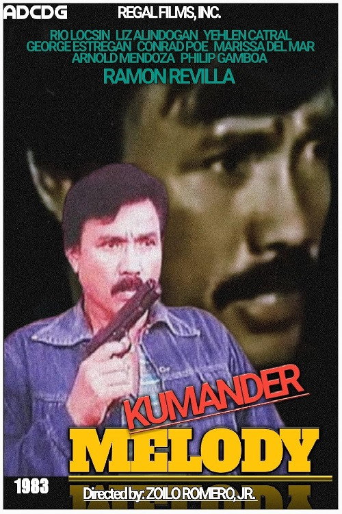 Movie poster for Kumander Melody (1982)