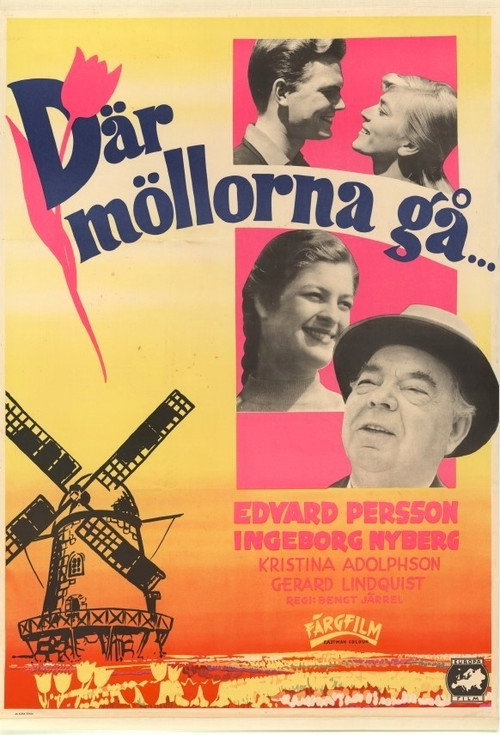 Movie poster for Där möllorna gå... (1956)