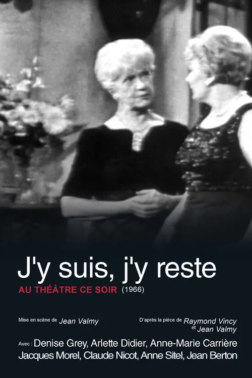 Movie poster for J'y suis, j'y reste (1966)