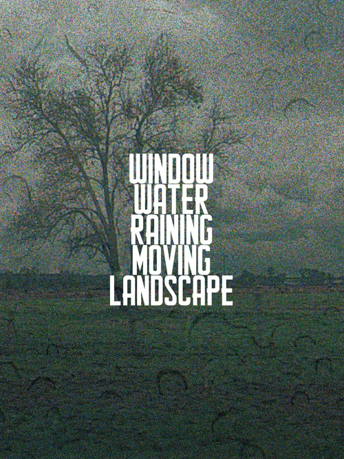Movie poster for Window.Water.Raining.Moving.Landscape. (2026)