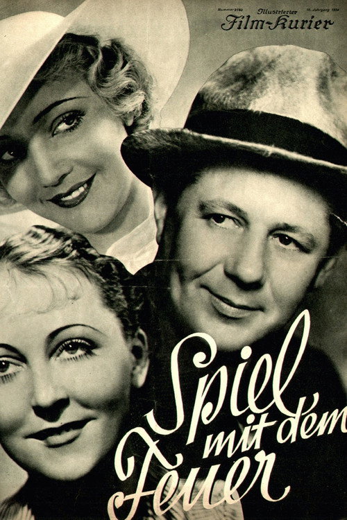 Movie poster for Playing with Fire (1934)