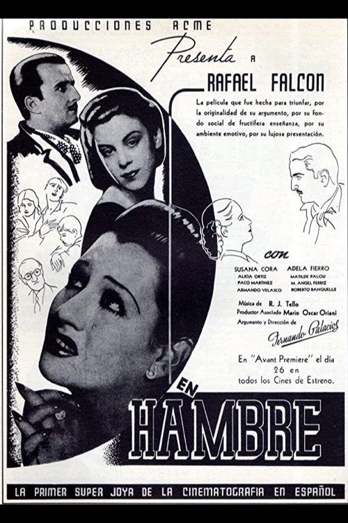 Movie poster for Hambre (1938)