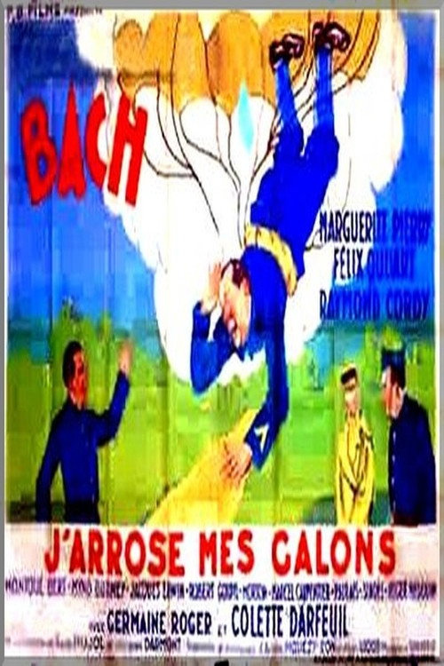Movie poster for J'arrose mes galons (1936)