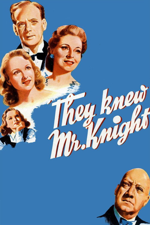 Movie poster for They Knew Mr. Knight (1946)