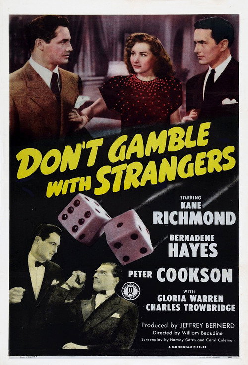 Movie poster for Don't Gamble with Strangers (1946)