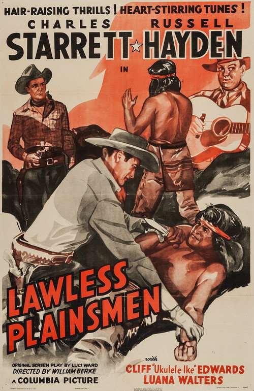 Movie poster for Lawless Plainsmen (1942)