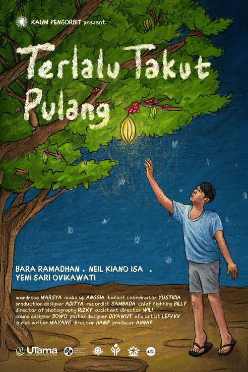 Movie poster for Too Afraid to Go Home (2025)