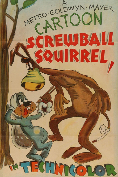 Movie poster for Screwball Squirrel (1944)