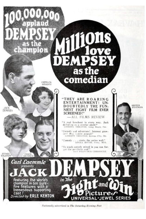 Movie poster for Fight and Win (1924)