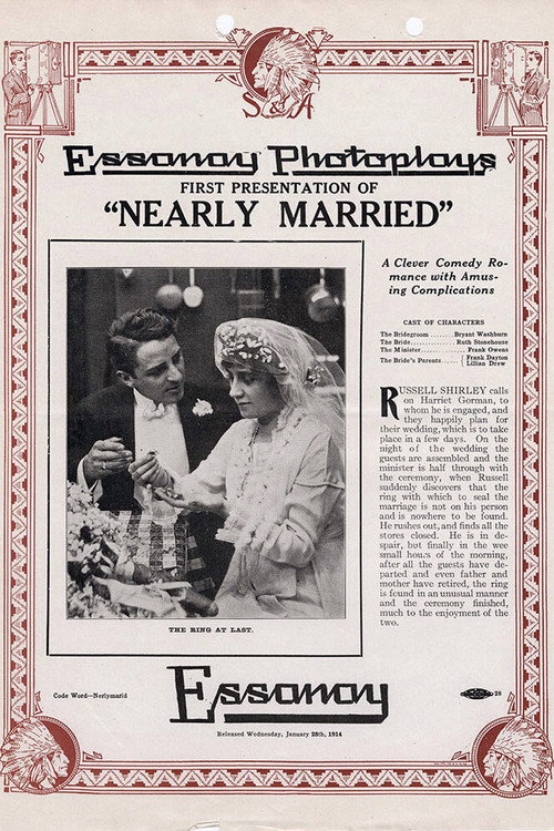 Movie poster for Nearly Married (1914)